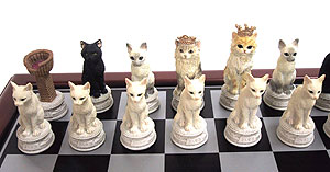 Fabris Giuliana イタリア製 チェスセット 犬vs猫 - www.copyflash.net