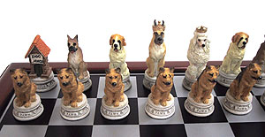 Fabris Giuliana イタリア製 チェスセット 犬vs猫 - www.copyflash.net